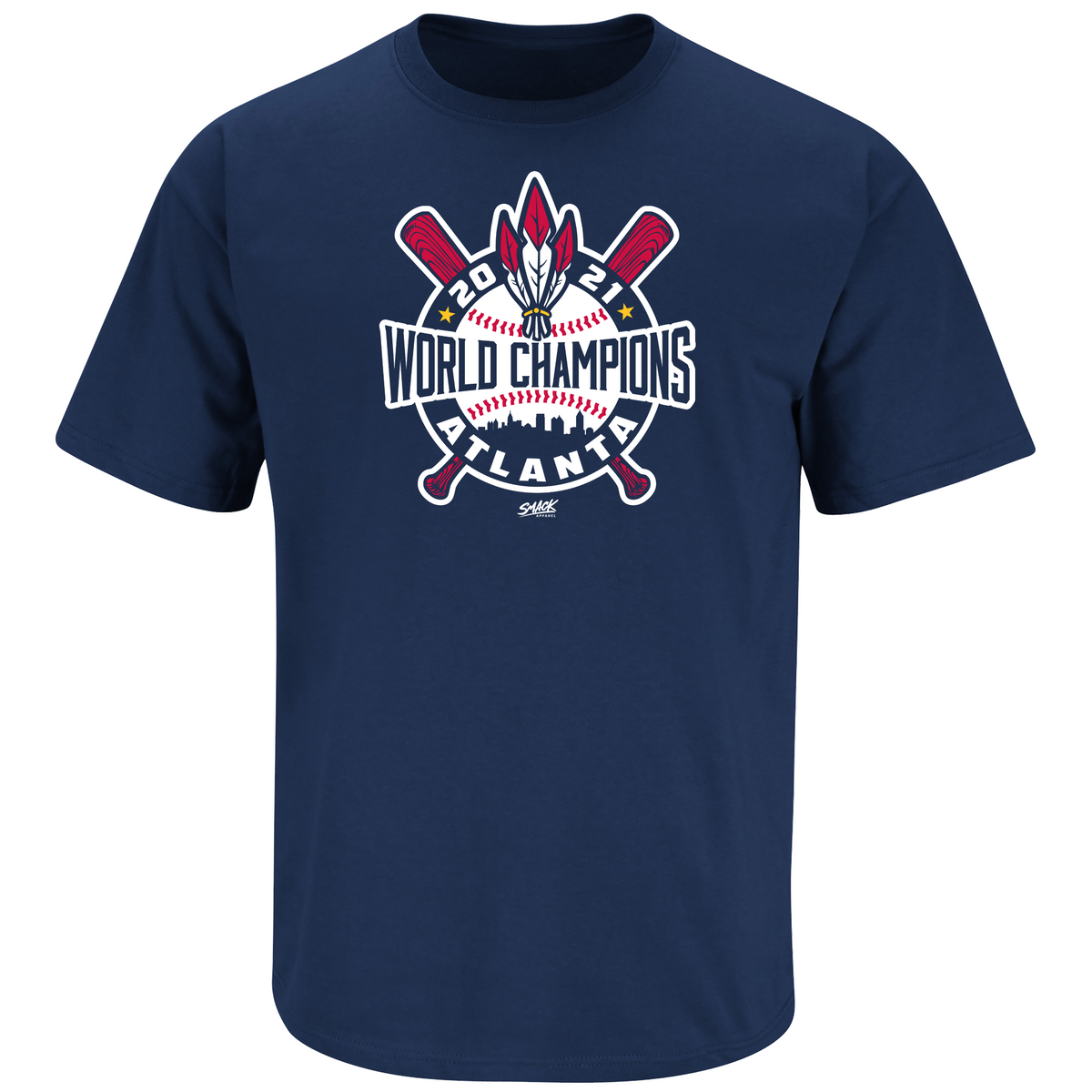  Adult Atlanta Baseball 2021 Champions Shirt : Sports & Outdoors