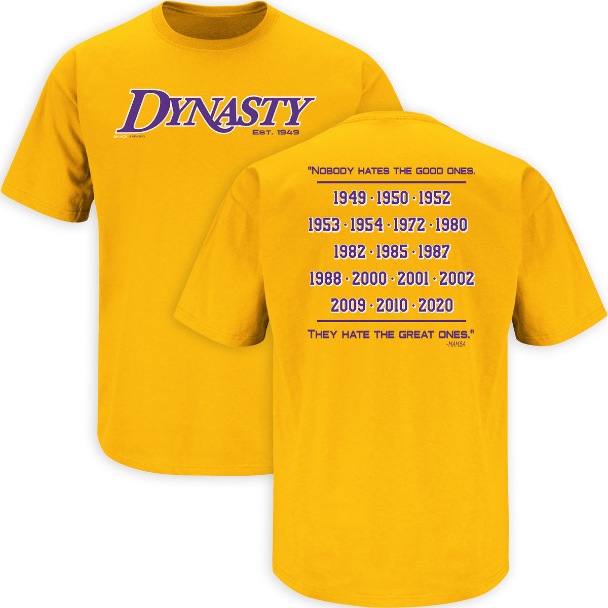 Dynasty, Shirts