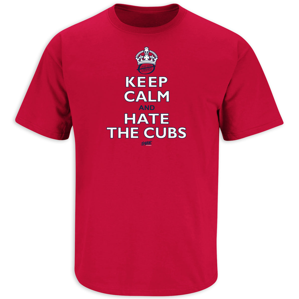 Smack Apparel Chicago Baseball Fans. Keep Calm T-Shirt (S-5X)