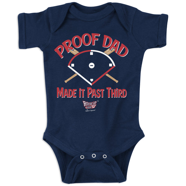 Boston red sox proof dad made it past third shirt, hoodie, sweater