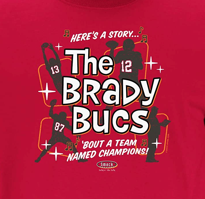 The Brady Bucs Shirt  Brady & Gronk Tampa Pro Football T-Shirt – Smack  Apparel