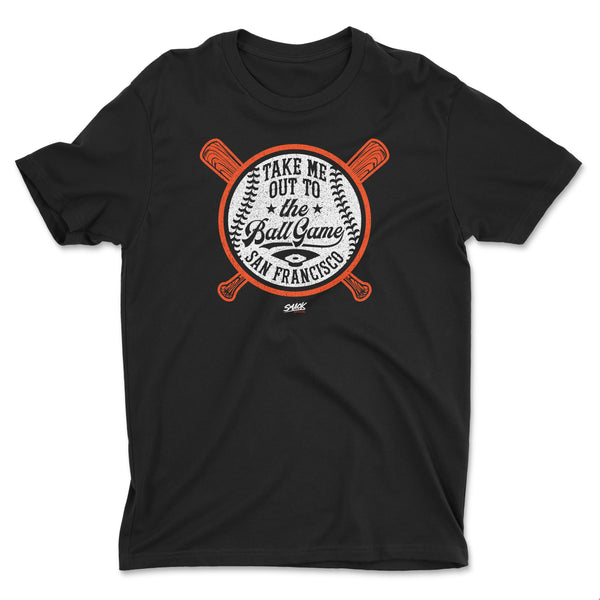 Smack Apparel San Francisco Baseball Fans Shirt | Buy Gear for San Francisco Fans | Meet Dick (Anti-Dodgers) Large / Short Sleeve / Orange
