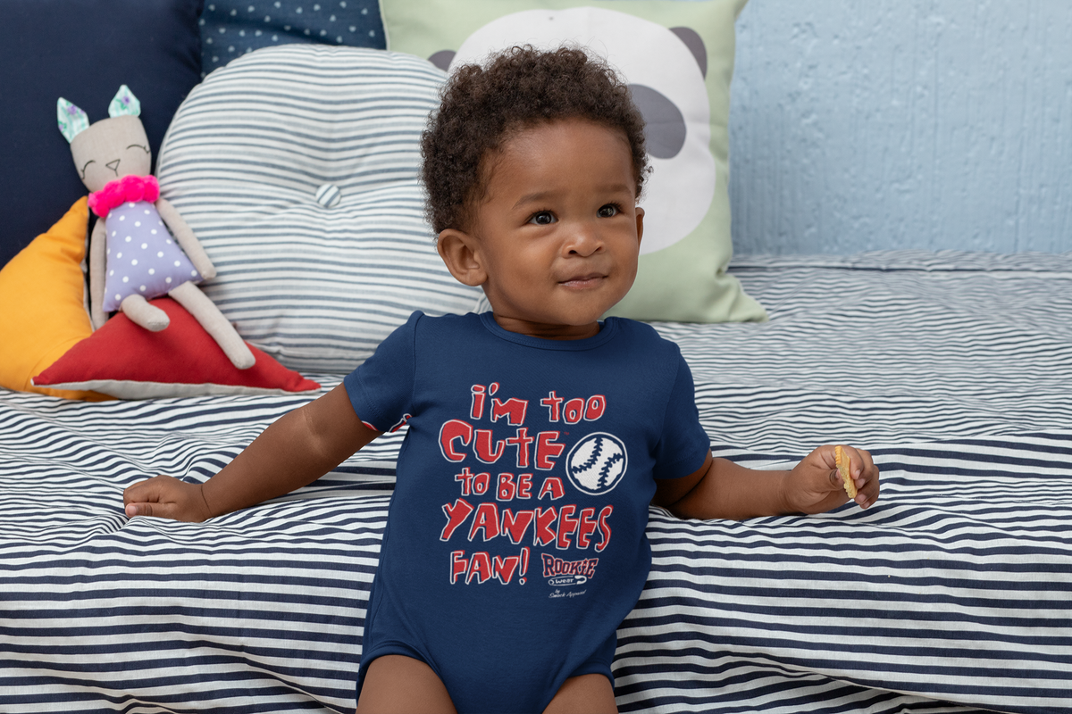 New York Baseball Fans (NYY). is It Just Me?! Navy Onesie (NB-18M) or  Toddler Tee (2T-4T) (Rookie Wear by Smack Apparel)