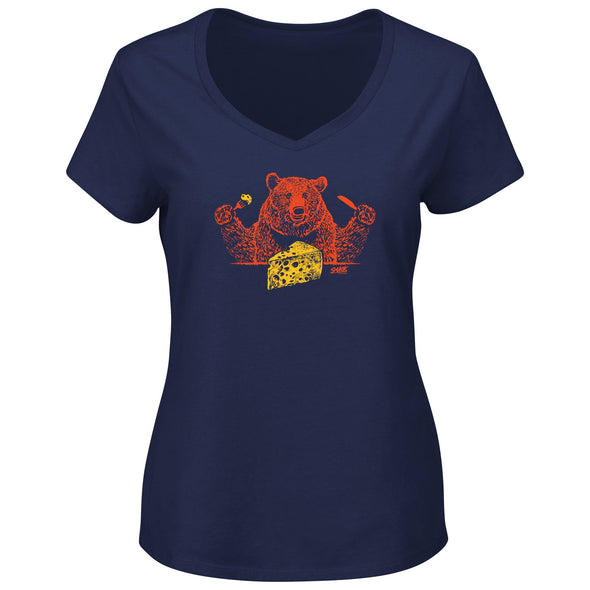 chicago-football-eatvn-ladies v-neck