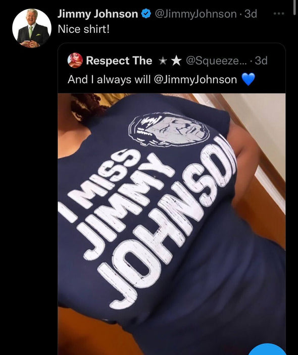 I Miss Jimmy Johnson T-Shirt for Dallas Football Fans