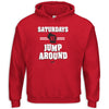 Saturdays We Jump Around T-Shirt for Wisconsin College Football Fans