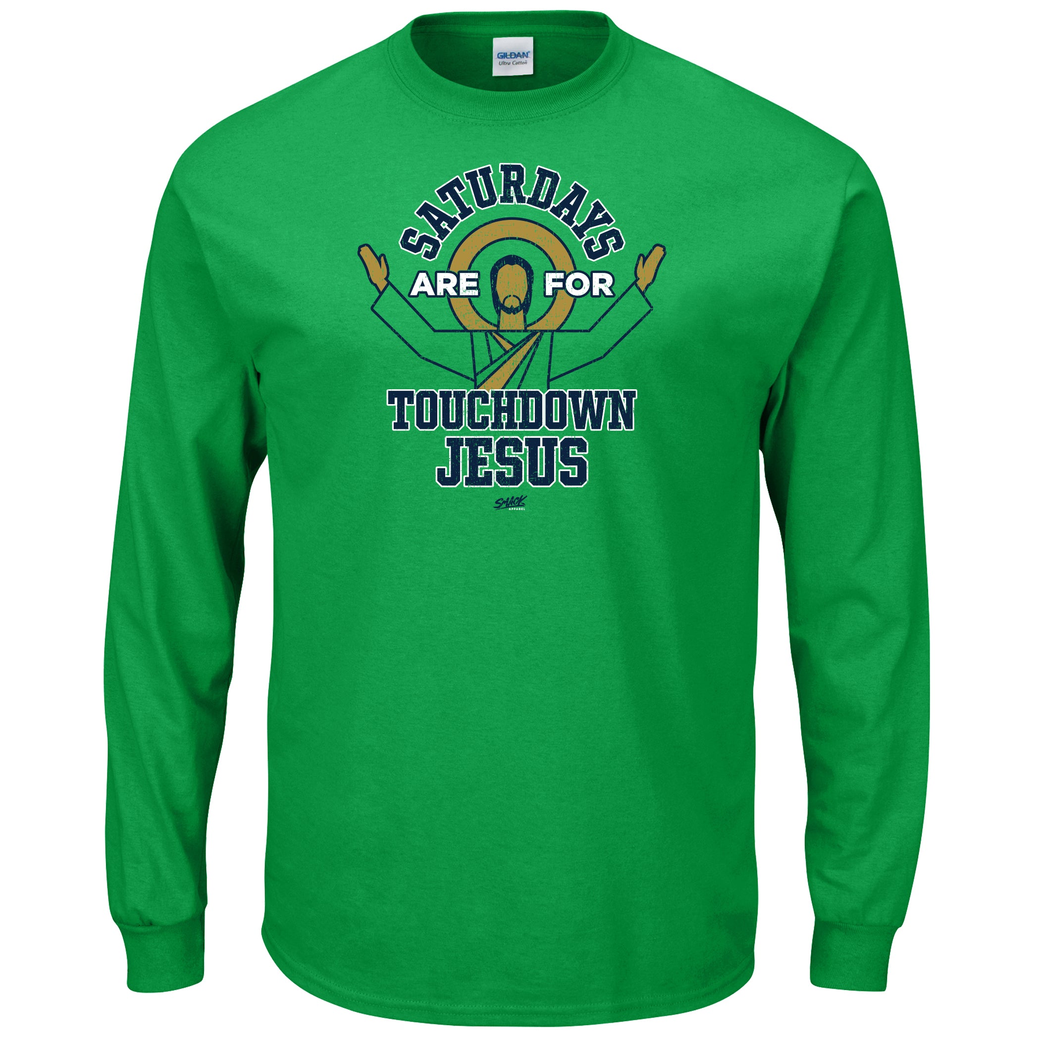 Saturdays are for Touchdown Jesus T-Shirt for Notre Dame College Fans