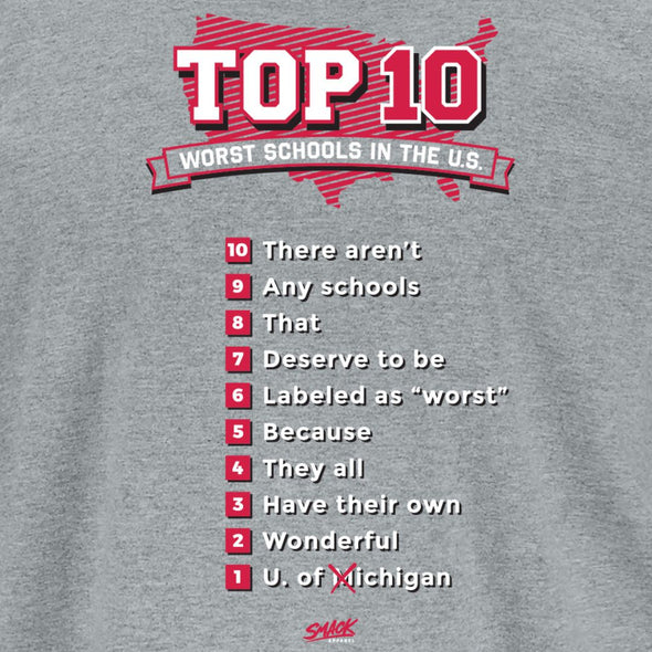 ohio state-college-worst-short sleeve