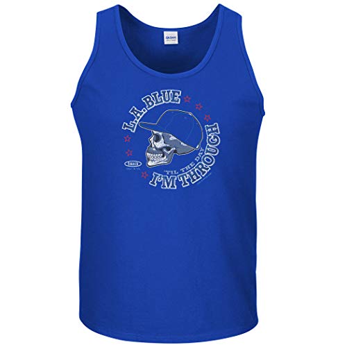 Mobiflare Dodger Blue Raglan Fan Shirt Doyers Baseball T-Shirt