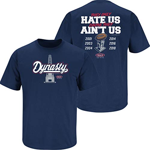 New England Patriots Fans. Dynasty. Hate 'Cause They Ain't Us. T-Shirt –  Smack Apparel
