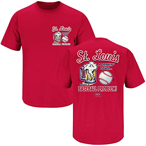 Smack Apparel Keep Calm and Hate The Cardinals (Anti-St. Louis) Shirt | Chicago Baseball Fans XXXX-Large / Short Sleeve / Blue