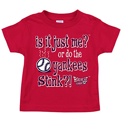  Rookie Wear by Smack Apparel Boston Red Sox Fans. is It Just  Me?! (Anti-Yankees) Red Onesie (Onesie, 18 Month) : Sports & Outdoors