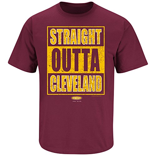 Smack Apparel No Place Like Home T-Shirt for Cleveland Baseball Fans | Unlicensed Cleveland Baseball Gear Short Sleeve / Large / Navy