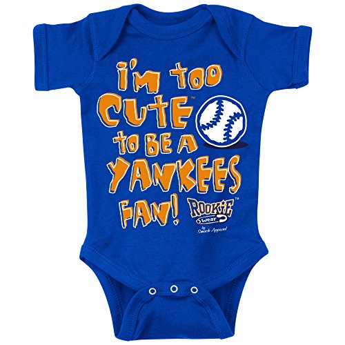 New York Baseball Fans (NYY). is It Just Me?! Navy Onesie (NB-18M) or  Toddler Tee (2T-4T) (Rookie Wear by Smack Apparel)
