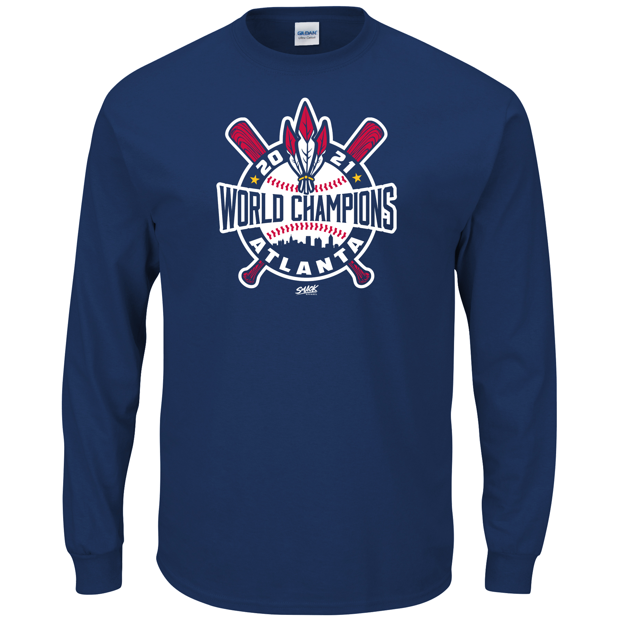 Atlanta Braves Chop On Baseball T-Shirt 2022 MLB Champs Baseball Men Tee  Gift