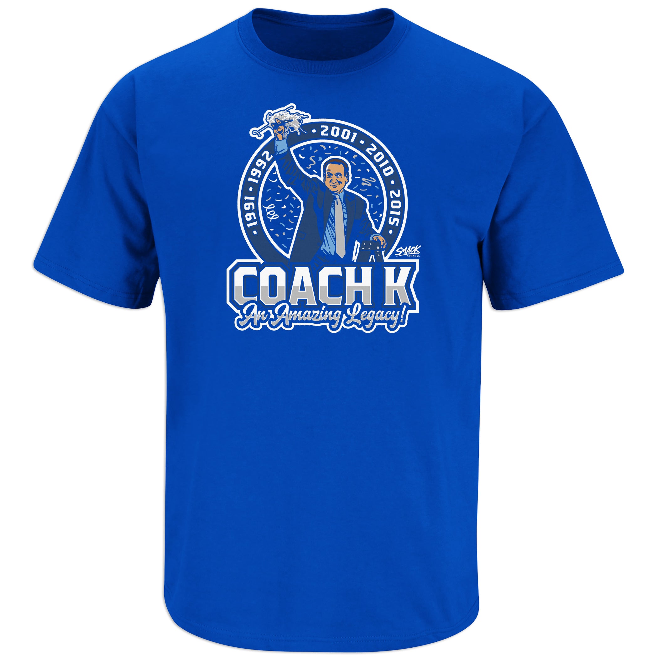 Coach K : An Amazing Legacy for Duke Basketball Fans – Smack Apparel