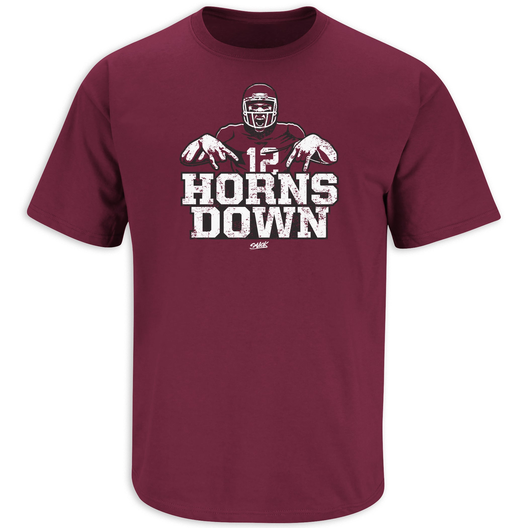 Horns Down (Anti-Texas) T-Shirt for Texas A&M College Football Fans