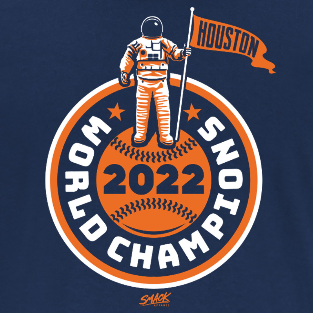 Houston Astros Space Baseball City 2022 T-Shirt Baseball Champs