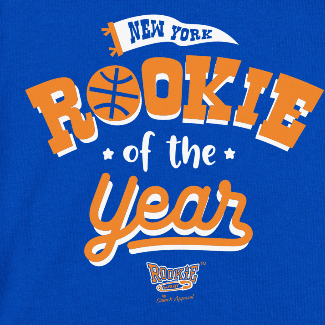 Los Angeles Basketball Fans. Rookie of The Year Gold Onesie or Toddler Tee (NB-4T)