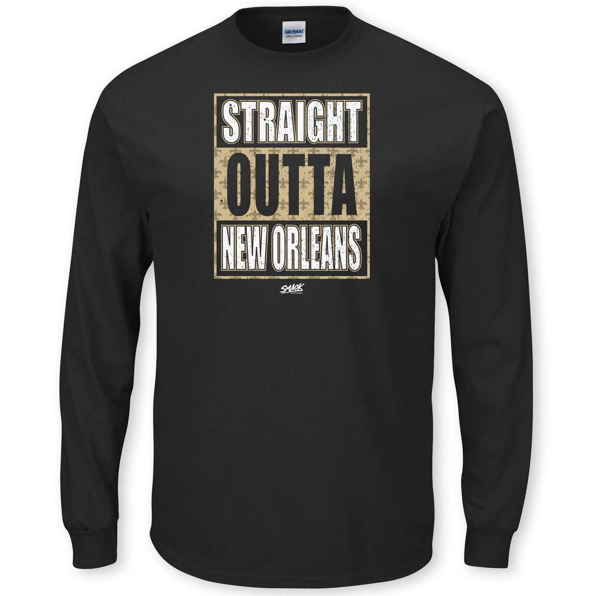 Straight Outta New Orleans T-Shirt for New Orleans Football Fans ...