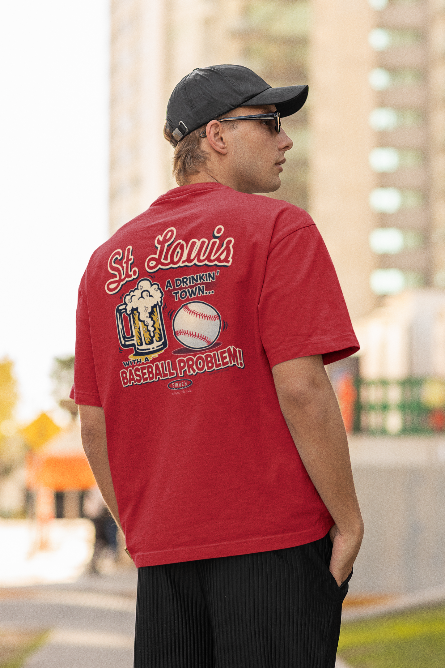 St. Louis Pro Baseball Apparel  St. Louis a Drinking Town with a