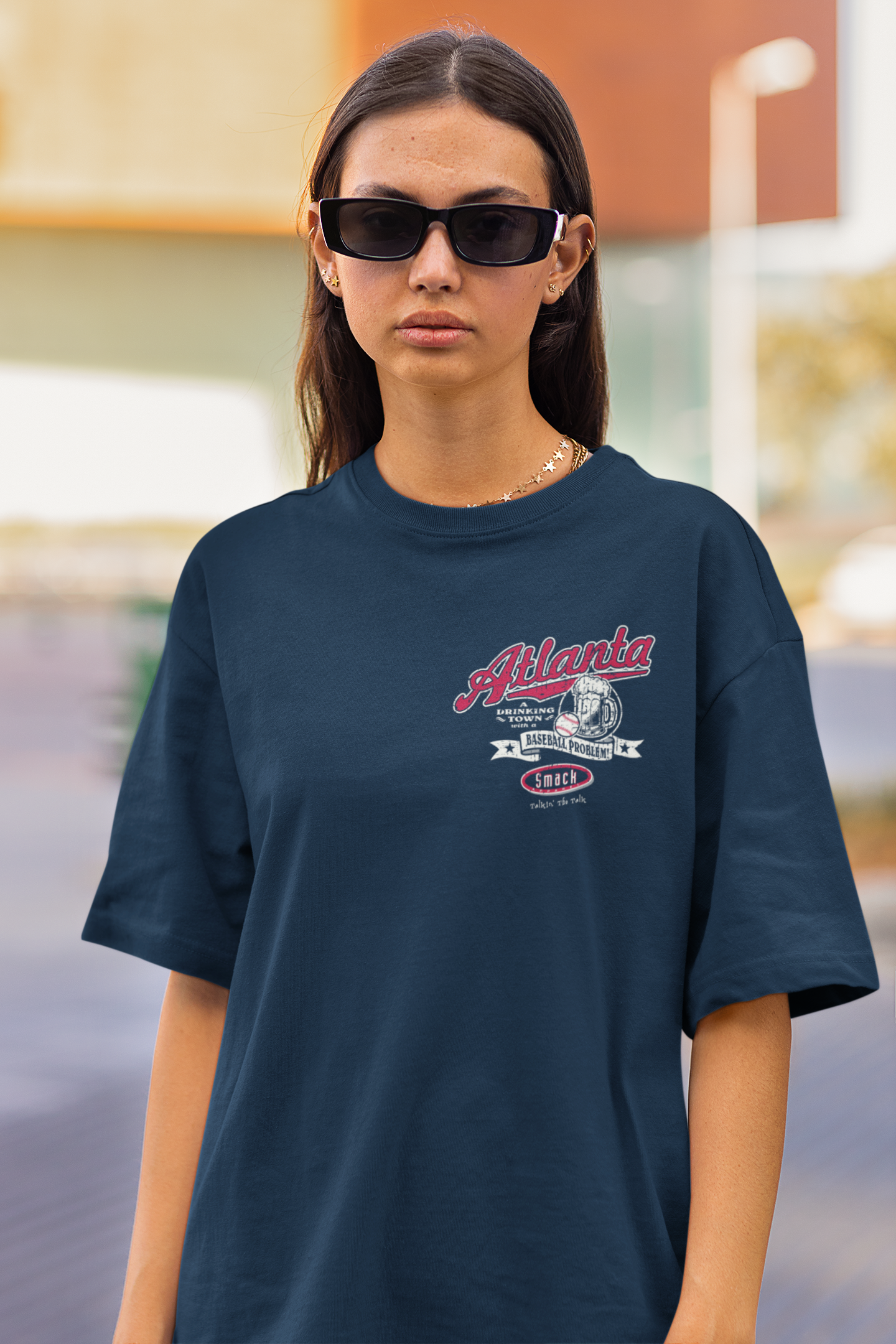 St. Louis Pro Baseball Apparel | St. Louis A Drinking Town with A Baseball Problem Shirt Short Sleeve / Large / Red